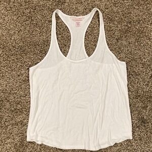 Victoria's Secret White Racerback Tank